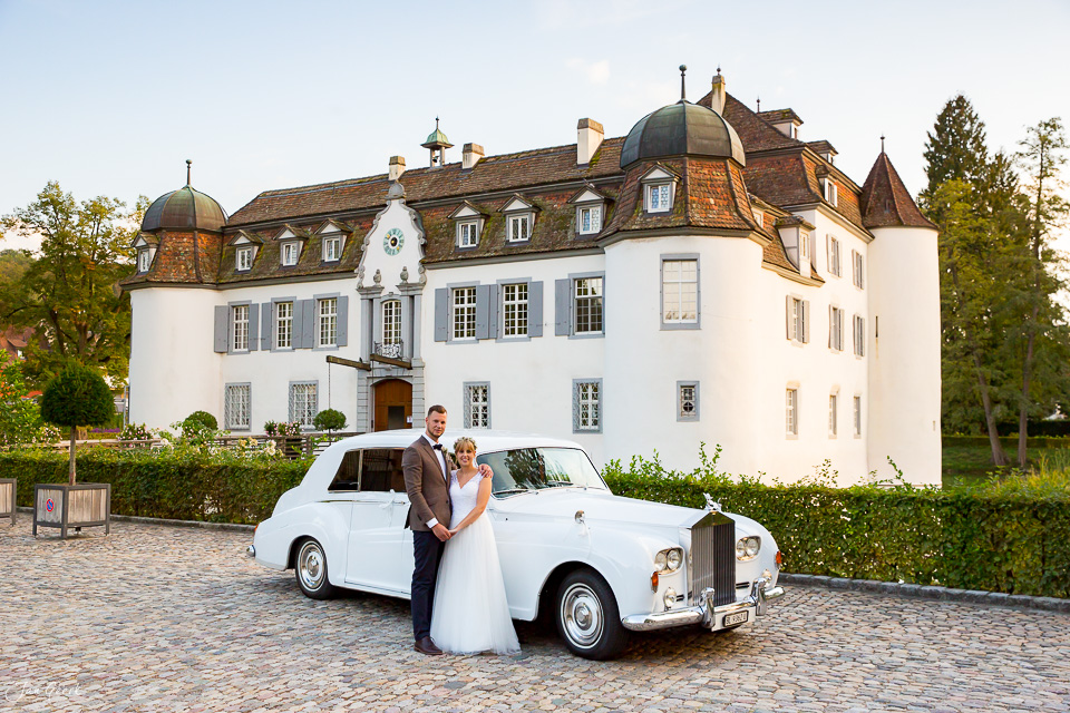 Hochzeitsfoto Schweiz – Braut und Bräutigam Basel
