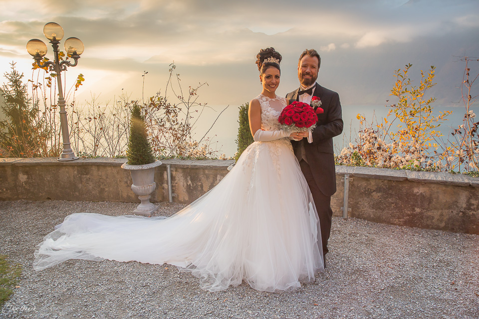 Hochzeitsfoto Schweiz – Braut und Bräutigam Basel
